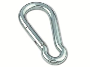 Yacht Steel Normalkarabiner 8x80mm V4