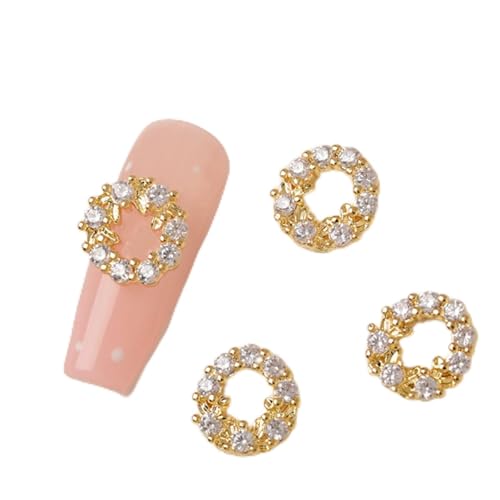 Jdstty Weihnachten Nagel Strasssteine 3D Nagel