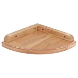 Étagère d'angle murale : convient pour la cuisine, la chambre, la salle de bain, le bureau, etc. petite étagère flottante en bois