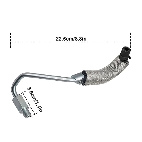 Image of SecosAutoparts Turbo Charger Coolant Return Hose Fit for Chevrolet Cruze 2011-2016 Sonic 2012-2020 Trax 1.4L 2013-2020 Tracker 2013-2015 Fit for Buick Encore 2013-2020# 55567067