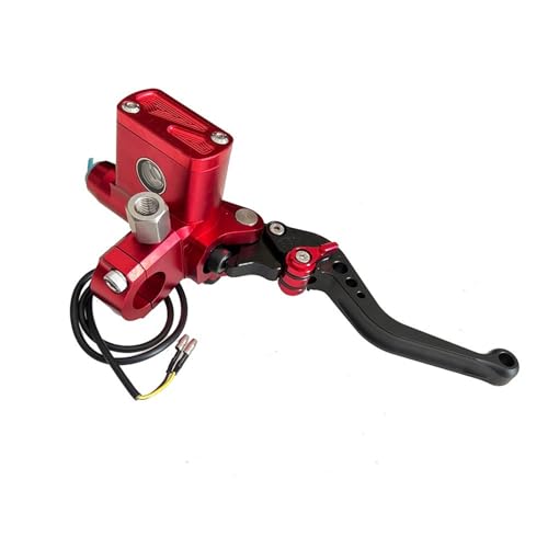 Frein embrayage maître-cylindre moto universel levier hydraulique rouge