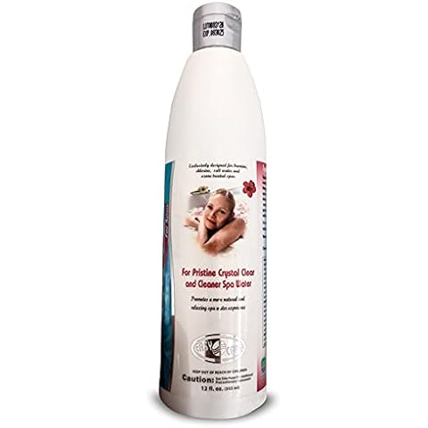 EasyCare SPATEC for SPAS - Weekly Hot Tub & Jacuzzi Spa Water Treatment - Sanitizes & Prevents Algae Growth - 12oz (355 ml) Cover