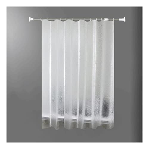 UNNS Badezimmer Duschvorhang verdickte Duschpartition mit Haken Eva Material semi-Permeable Nebel Vorhang 180 cm 71in (Size : 31INx71INch)