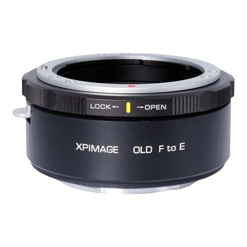 XPIMAGE Nikon F ヴィンテージレンズを Sony E マウントカメラ A7M3 A7M4 に接続できるレンズマウントアダプターリング