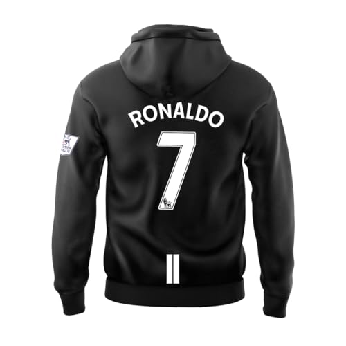 Image of DUDEME Fuda : Cristiano Ronaldo Football Hoodie 100% Cotton Hoodies for Men | Printed Full Sleeve Pullover for Men & Women