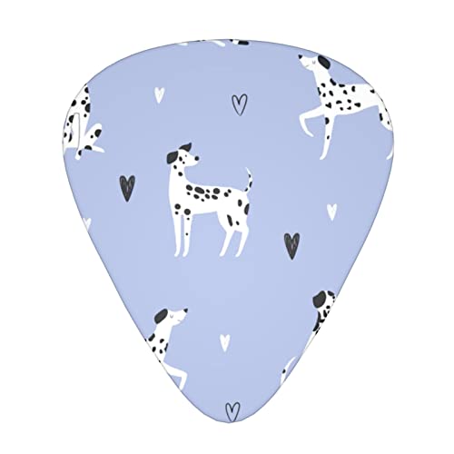 Lot de 12 médiators amusants en forme de chiens dalmatiens – Cadeau unique pour guitare basse électrique et acoustique - Les Beatles, Paul McCartney, John Lennon, RIngo Starr, George Harrison Lot de 12 médiators amusants en forme de chiens dalmatiens - Cadeau unique pour guitare basse électrique et acoustique