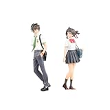YINTMI Para Taki Tachibana Mitsuha Miyamizu Figura Juguete Anime Personaje Muñeca Anime Modelos Estatua, PVC Figura De Acción Juguetes Decoración Escritorio Adornos, Adecuado para Mayores De 14 Años