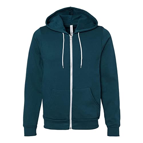 Bella Canvas - Sponge Fleece Full-Zip Hoodie - 3739-3XL - Atlantic