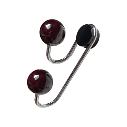 Jubepk Percha magnética de metal, ganchos giratorios, perchero resistente, soporte de pared, decorativo para cabina de crucero, taquilla, cocina, baño, crucero, 16 x 8 x 7,5 cm