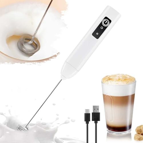 Prepara tu café o chocolate caliente al instante. Con el espumador LULUWA, obtienes leche perfecta en segundos. 3 modos de batido y recarga por USB. Fácil de usar y limpiar, ideal para todos tus momentos.