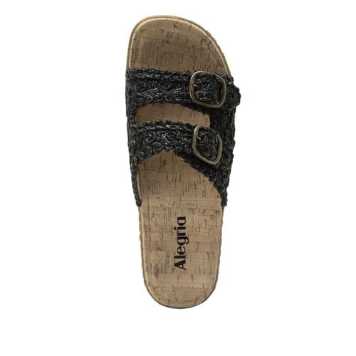 Alegria Women Oona Slide Sandal Adjustable Buckle Straps4