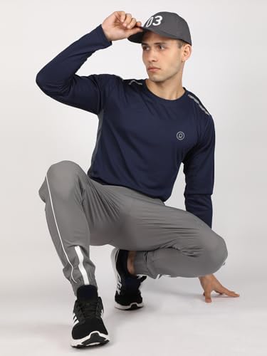 Image of CHKOKKO Men's Raglan Full Sleeves Gym T-Shirt