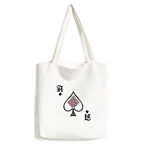 Sac à main avec motif géométrique unique style poker chic