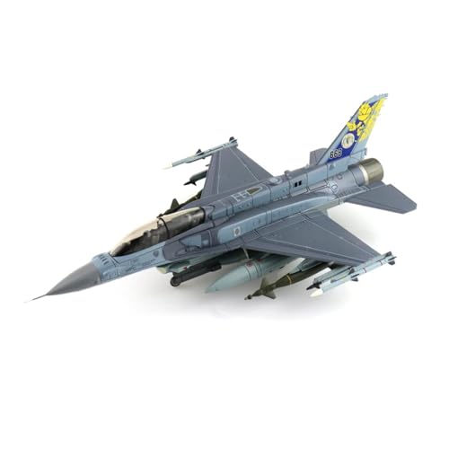 Caza F-16D modelo de avión escala 1/72 decorativo para despacho