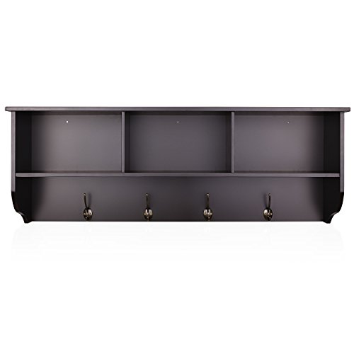 image for HOMFA Hanging Entryway Shelf, 38.6 in Wall Mounted Storage Cabinets Co