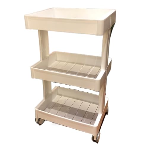 Chariot utilitaire à roulettes avec support de rangement de salon de coiffure
