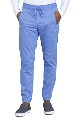 Flash Deals - 40% OFF Workwear Revolution Men Scrubs Pant Natural Rise Jogger WW012S, S Short, Ciel Blue Flash Deals - 40% OFF Workwear Revolution Men Scrubs Pant Natural Rise Jogger WW012S, S Short, Ciel Blue