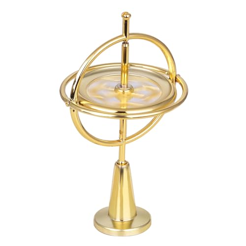 Image of VELURA Creative Fingertip Precision Gyroscope Spinning Top Balance Toy Golden|1 x Gyroscope| Other Science & Nature Toys| Science & Nature | Educational |Toys & Hobbies
