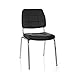 Produktbild hjh OFFICE 706800 Besucherstuhl Piceno V Kunst-Leder Schwarz Konferenz-Stuhl Vierfußstuhl Rücken-Lehne Warte-Zimmer Büro