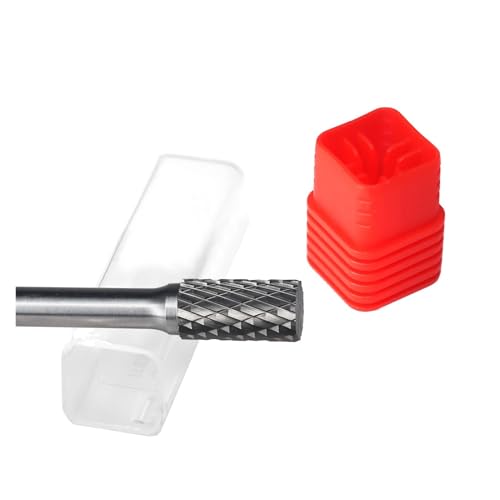 Fresa de carburo cilíndrica 10mm con vástago 6mm/6.35mm miniatura 3