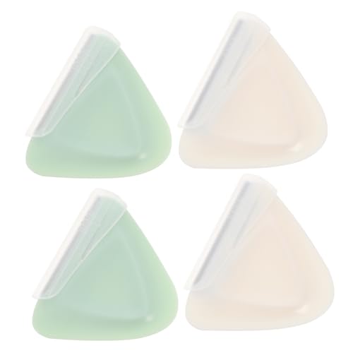 PLAFOPE 4pcs Eyebrow Shavers Face Razor Brow Razor Micro Trimmer Stainless Steel Blades Protective Mesh Pouch Trim Eyebrows Anywhere
