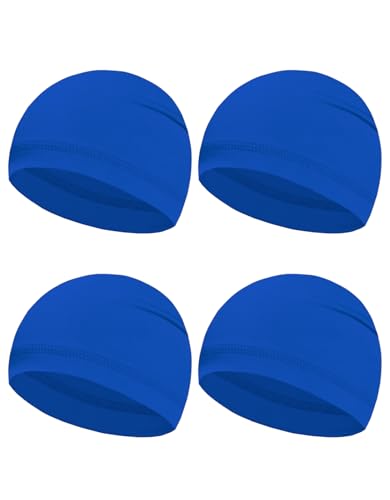 Image of Sweat Wicking Skull Caps Cooling Helmet Liner Hat Running Beanie Cycling Skullcap Sleeping Cap for Men Women