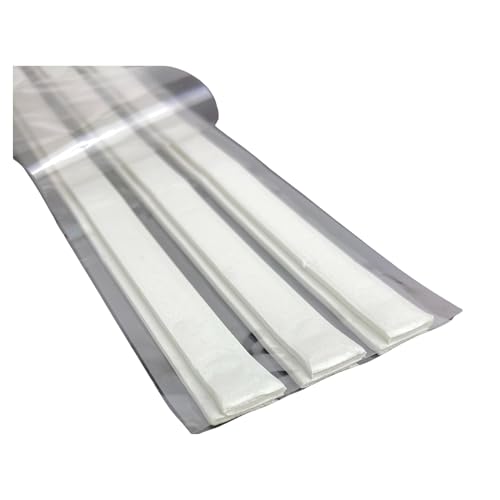 VABER 240 NF - Mastice per Cucina 6 Strisce 50cm; Sigilla Piani Cottura, Lavelli e Infissi per Sigillatura Resistente all’acqua - Adesione Universale: Fissa Metalli, Plastica, PVC e altri materiali