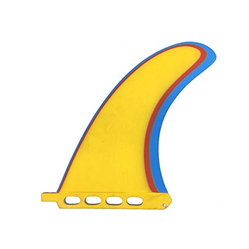Colorful Paddle Fin Surfboard Single Racing Longboard for Surfing(9.25 inch)