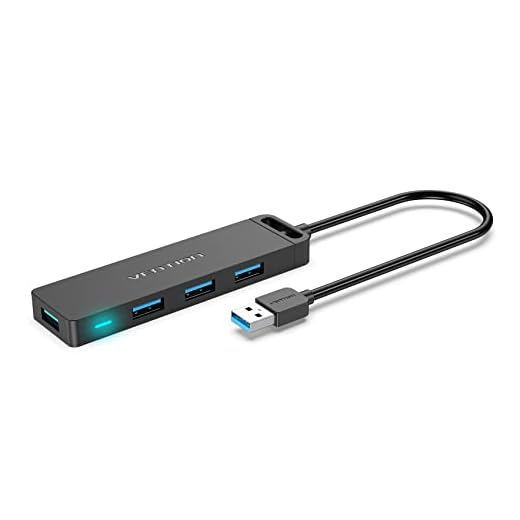 Hub Adaptador USB A 3.0 4 Portas SSD Pendrive 15cm Vention