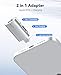 ORICO 2TB Magnetic External SSD Up to 2000MB/s, External Solid State Drive Compatible with iPhone 17 16 15 Pro Max + USB C Female to Lightning Male for iPhone 14 13 11 12 Pro Max K20
