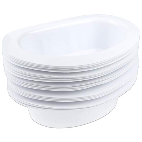 25 Manicure Heater Lotion Wax Warmer Machine Replacement White Color Cups (25 Pieces Per Pack)