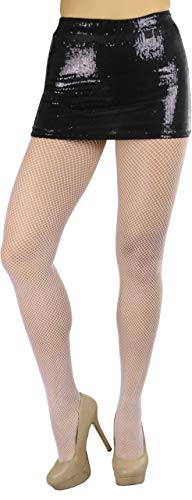 Image of ToBeInStyle Women's Sexy Vibrant Fine Classic Fishnet Full Footed Pantyhose