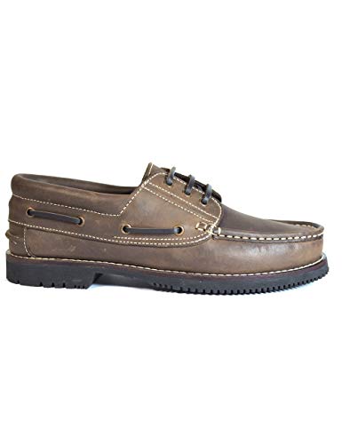 La Valenciana Zapatos para Hombre Fabricados en Piel Línea Apache Cordón Marrón - Color - Marrón, Talla - 42 La Valenciana Zapatos para Hombre Fabricados en Piel Línea Apache Cordón Marrón - Color - Marrón, Talla - 42