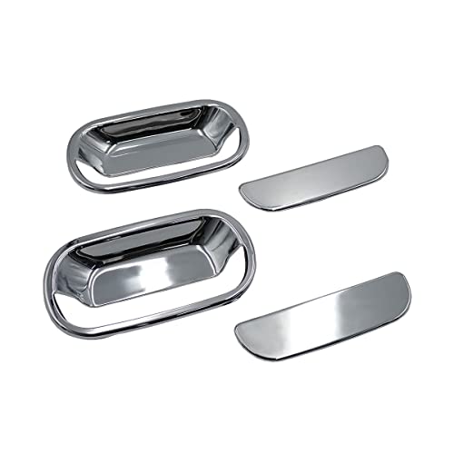 07エルフ (ローキャブ) 超低PMエルフ NEWエルフ いすゞ車用 ドアハンドルガーニッシュ 左右セット ABS製 クロームメッキ