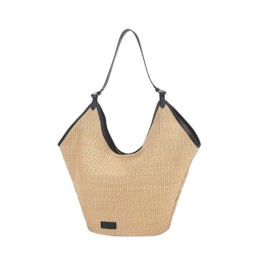 Handbag Handbag Straw Woven Bag Women 2024 New French Niche Designer Shoulder Bag Crossbody Straw Bags(Small)