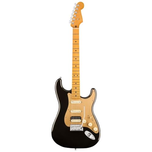 Fender American Ultra Stratocaster HSS - Guitarra eléctrica color Texas Tea con diapasón de arce