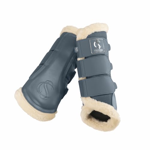 Polainas Eskadron Faux Steel Blue con acabado exclusivo Classic Sports 25 F/S