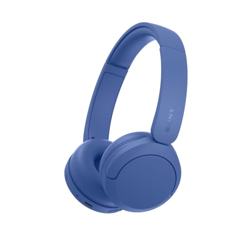 Sony WH-CH530 Wireless On-Ear Bluetooth Headphones with Microphone, Cobalt