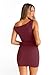 Trendy Queen Womens Mini Summer Dresses 2026 Graduation Going Out Off The Shoulder Bodycon Short Sexy Casual Party Club Cute Cocktail Spring Sundress Beach Fashion Vacation Outfits 2026 Burgundy XS