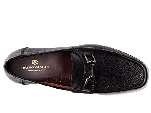 Image of Bruno Magli Men's Trieste Loafers, Leather Shoes, Slip-On Dress Shoes