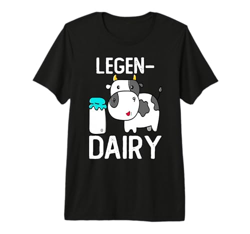 LegenDairy Cute Cow Milk Joke Legen-Dairy Cow Milk Legendary Premium Tri-Blend T-Shirt