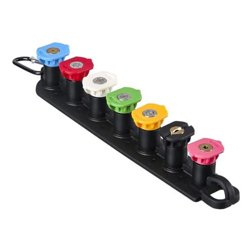 Zambuph Ugello per idropulitrice Sostituzione portatile Anticorrosivo 1/4 di pollice Supporto per ugelli a sgancio rapido Accessori per parti