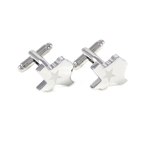 Texas State Map Cuff Links Lapel Pin Texas Flag Men Novelty Cufflinks2