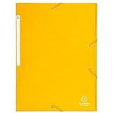 Exacompta 5759E Sichtmappe KeaCover aus Kunststoff DIN A4 mit 50 Klarsichthüllen, 100 Sichten, perfekt für die Schule und das Büro Aktenhülle, Prospekthülle, 1 Stück Zufallsfarbe