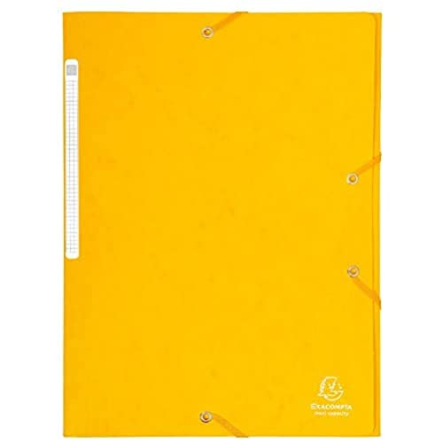 Exacompta - Réf. 5759E - 1 Protège-documents Kreacover Chromaline - 50 pochettes cristal lisse - 100 vues - pour A4 - dim 24 x 32 cm - couverture en polypro semi-rigide - 5 couleurs aléatoires