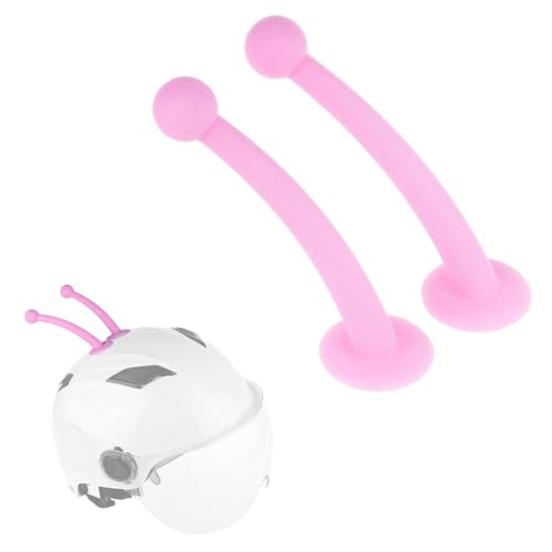KORKUS Women's Pink Helmet Accessory, 2-Piece Bee Antennae Horns for Bicycle, Motorcycle, Ski & Snowboard Helmets