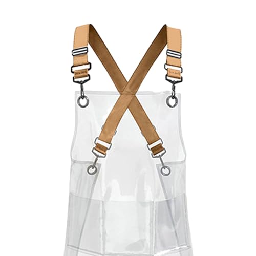 Tablier transparent cuisine protection imperméable lavable facilement - 2