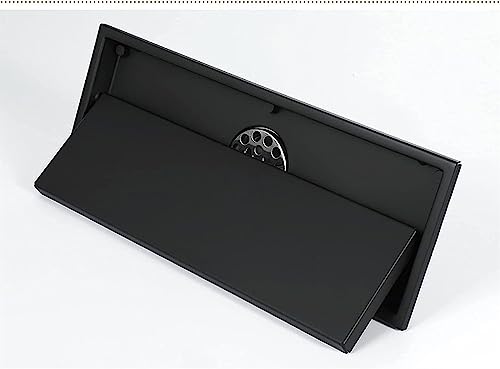 Drain de douche linéaire noir 30x8 cm avec système de désodorisation anti-odeur - 7
