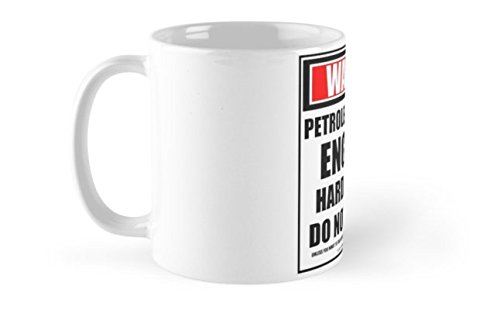 Shopsmeade Warning Petroleum Refinery Engineer Hard At Work Do Not Disturb Mug with Electronic Education Record Â® Gift Card | Collector Edition Mug | Gifts for Boyfriend Girlfriend Fiance Spouse Friends Him Her Men Girl Birthday Anniversary Everyday Gift Mug