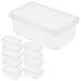 RORPOIR 10pcs Boxes Tiramisu Box Clear Gift Boxes Pie Cookies Boxes Sandwich Boxes Charcuterie Boxes with Lids Clear Dessert Boxes Transparent Clear Boxes The Pet Cake Portable